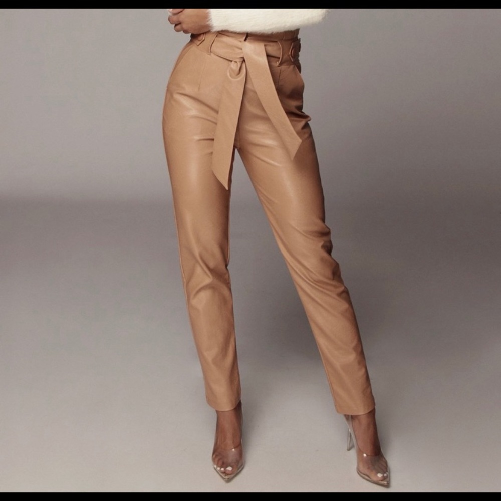 Jluxlabel- Faux Leather Pants
